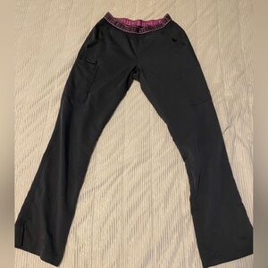 Med Couture Dark Gray Pants with Pink Trim
